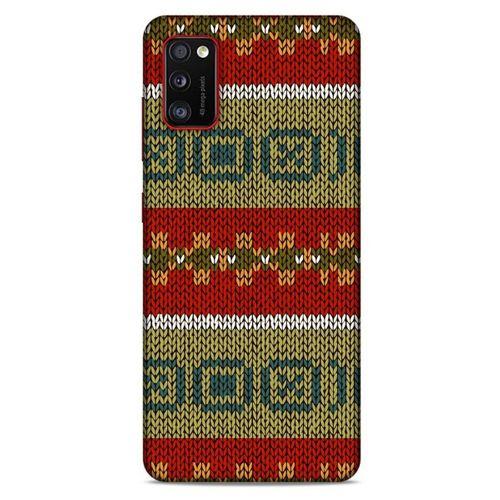 Lopard Samsung Galaxy A41 Uyumlu Kılıf Kazak (48) Bumper Kılıf