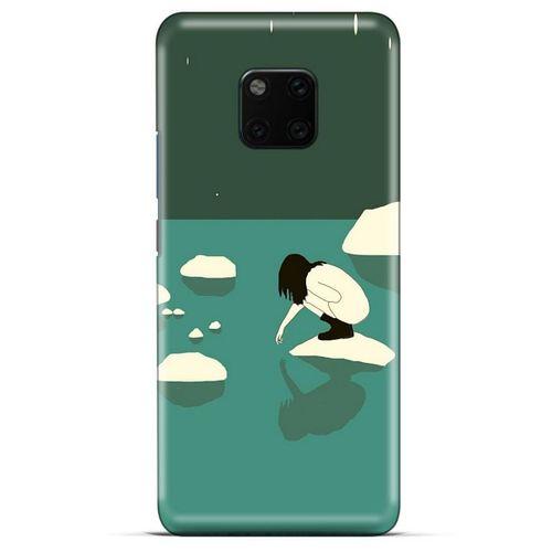 General Mobile GM 20 Pro Kılıf Depresyon (8) Baskılı Kılıf Siyah Kahverengi