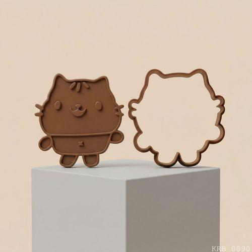 Tombul Kedi Hamur Şekillendirici Kurabiye Kalıbı Oyun Hamuru Kalıbı 6 5 cm
