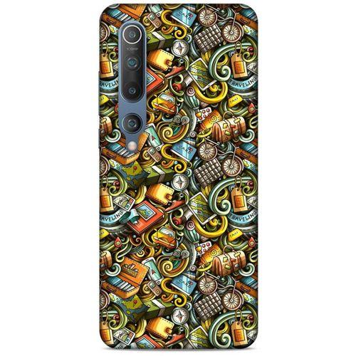 Graffitix (50) Desenli Silikon Kapak Xiaomi Mi 10 Kılıf