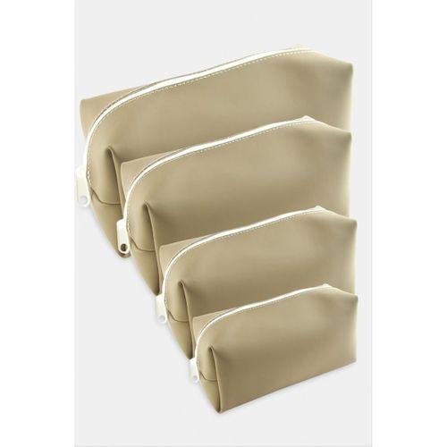 4 Adet El Tutmalı Makyaj Çantası