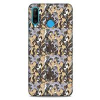 Kamuflaj 55 Huawei P30 Lite Kılıf Silikon Kapak
