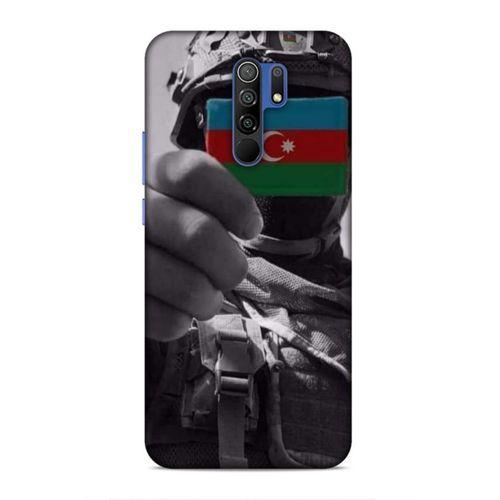 Xiaomi Redmi 9 Uyumlu Kılıf Azarbaijan (40) Fit Silikon Kılıf Asker