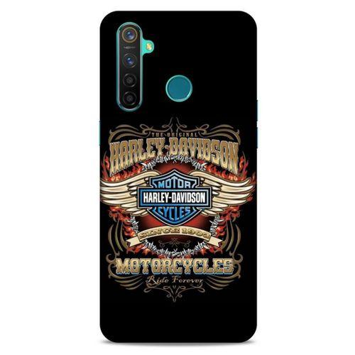 Realme 5 Pro Uyumlu Kılıf Motorsiklet (6) Silikon Kılıf Harley Davidson