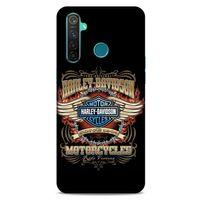 Realme 5 Pro Uyumlu Kılıf Motorsiklet (6) Silikon Kılıf Harley Davidson