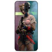 Oppo A9 2020 Uyumlu Kılıf Harley Quinn (11) Tam Koruma Yeşil