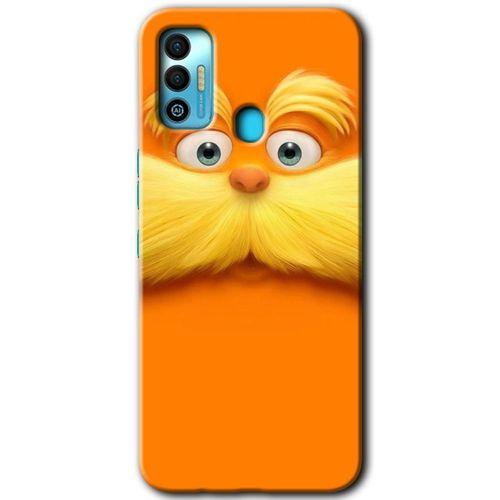 Tecno Spark 7T Kılıf HD Desen Baskılı Arka Kapak - Garfield + Kırılmaz Cam