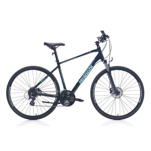 Bianchi T0018Fs V Fren 21 Vites Şehir Bisikleti Siyah-Celeste 51 Cm