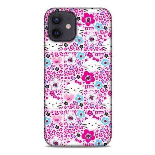 Lopard Apple iPhone 12 Uyumlu Kılıf Kediler (2) Kabı Hello Kitty