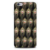 Apple Iphone 6 Plus Kılıf Desenli Özel Seri Tüyler (22) Tam Koruma Kılıfı