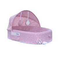 Taşınabilir Portatif Bebek Yatağı,sırt Çantasına Dönüşebilen Portatif Bebek Yatağı (pembe)