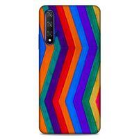 Lopard Huawei P Smart S 2020 Uyumlu Kılıf Wood'X (25) Antişok Kapak Baskılı