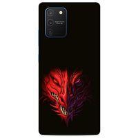 Samsung Galaxy S10 Lite Kılıf Dragons (16) Kalın Kılıf Kırmızı King Ejderha