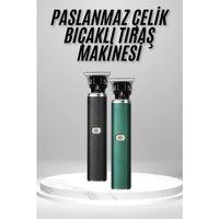 Tıraş Makinesi Profesyonel Paslanmaz Çelik T-bıçak Saç Sakal Ense Vücut