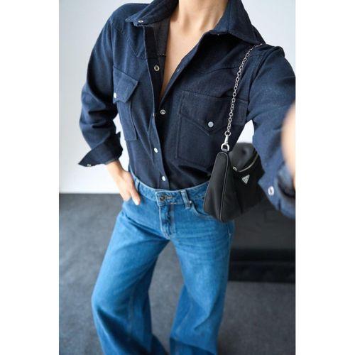 Cepli Kot Gömlek - Lacivert