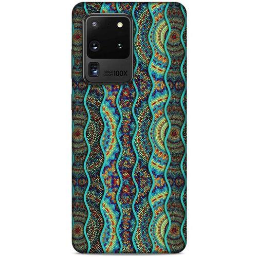 Samsung Galaxy S20 Ultra Kılıf Baskılı Özel Seri Taşlı (32) Soft Silikon Kılıf