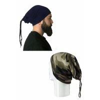 2 Adet Polar İpli Bere ve Boyunluk Lacivert Kamuflaj