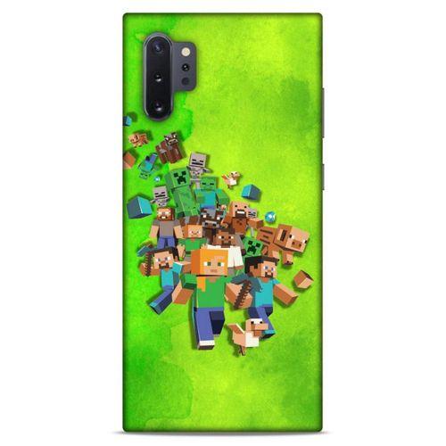 Lopard Samsung Galaxy Note 10 Plus Uyumlu Kılıf PiXel (28) Arka Kapak Steve Karakter
