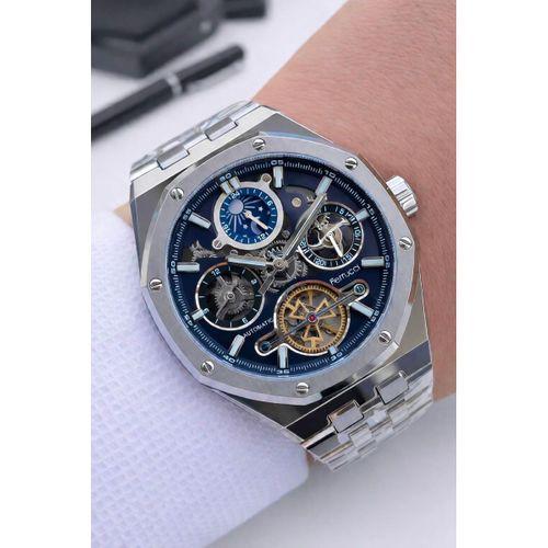 Ferrucci Otomatik Ve Kurmalı Güneş Ve Mehtap Kadranlı 2 Yıl Garantili Erkek Kol Saati BFC.M3571.S3