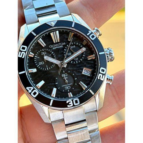 Quantum Sapphire Cam İtalyan Bileklikli 10 Atm Suya Dayanıklı 2 Yıl Garantili Erkek Kol Saati 99.350