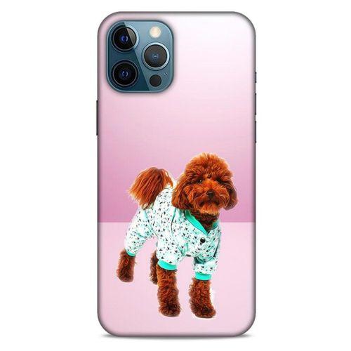 Apple iPhone 12 Pro Max Kılıf Köpek Kıyafetleri (33) Hybrid Kılıf Poodle Pijama