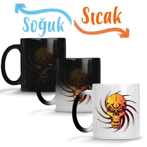 Caveira 05 Sihirli Kupa Bardak Porselen