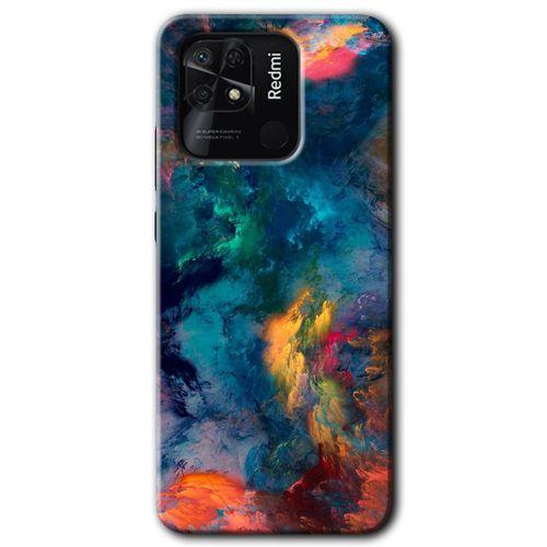 MRCİLETİSİM Xiaomi Redmi 10C Kılıf HD Desen Baskılı Arka Kapak + Temperli Cam - Valhalla