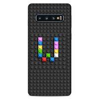 Lopard Samsung Galaxy S10 Uyumlu Kılıf BloX (39) Liquid Crystal Kılıf W Harfi