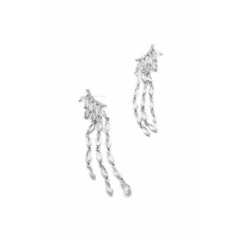 Zirkon Taşlı Küpe - Gümüş