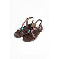 Bodrum Çapraz Detay Hakiki Deri Kadın Sandalet 4809 Kahve Khv