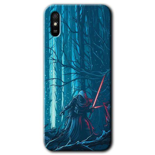 Redmi 9A Kılıf HD Desen Baskılı Arka Kapak - Jedi + Kırılmaz Cam