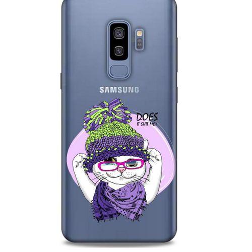 Zoologix (92) Samsung Galaxy S9 Plus Şeffaf Kılıf Silikon Desenli
