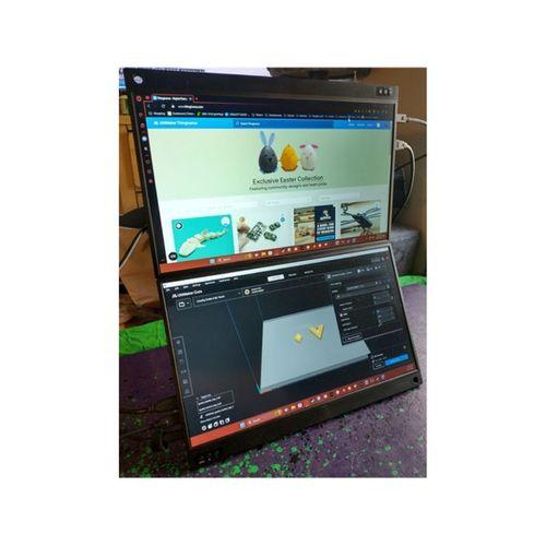 ZSCMALLS Taşınabilir Çift Monitör Montajları (Bu ürün Sadece Plastik parçadır - Almadan Önce Soru Sorabilirsiniz)