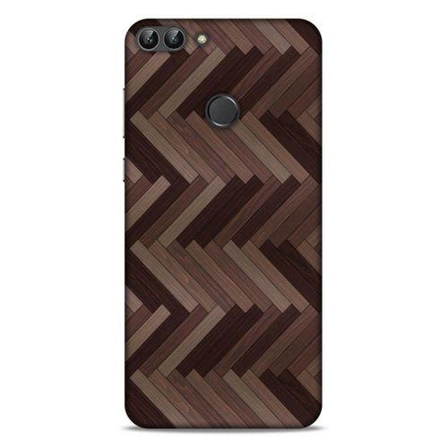 Lopard Huawei Psmart Uyumlu Kılıf Wood'X (33) Hybrid Kılıf Baskılı