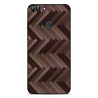 Lopard Huawei Psmart Uyumlu Kılıf Wood'X (33) Hybrid Kılıf Baskılı
