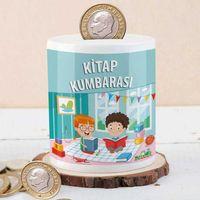 Çocuklar İçin Hediyelik Seramik Kitap Kumbarası