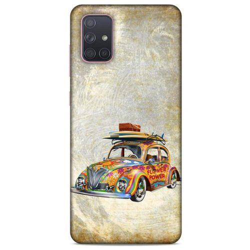 Retro (36) Desen Glitter Kılıf Renkli Samsung Galaxy A71 Kılıf