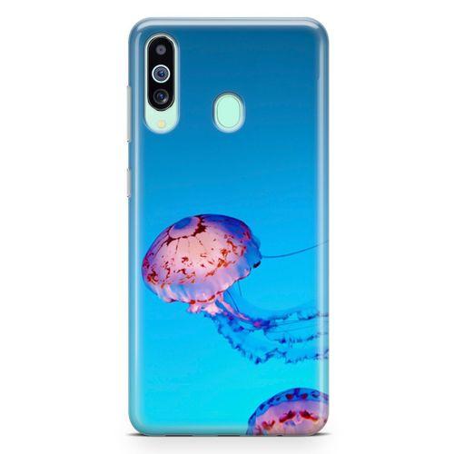 Samsung Galaxy M40 Kılıf Jellyfish Arka Kapak Koruma Desenli Full Koruyucu