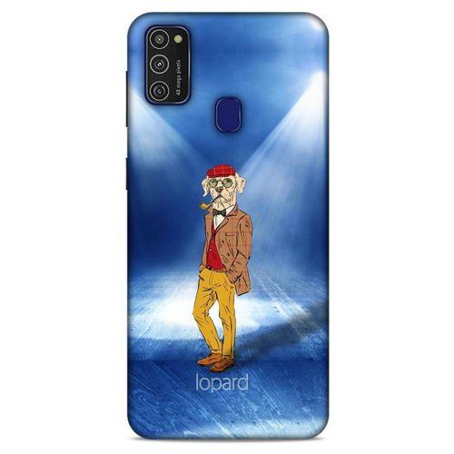 Samsung Galaxy M21 Kılıf FunnyMaX (28) Arka Kapak Mavi