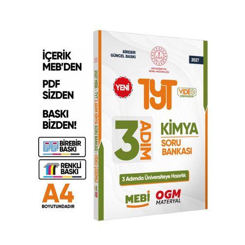 2027 TYT MEBİ-OGM 3 ADIM Kimya Soru Bankası RENKLİ A4 Boyut Video Çözümlü BASKI ÜCRETİ