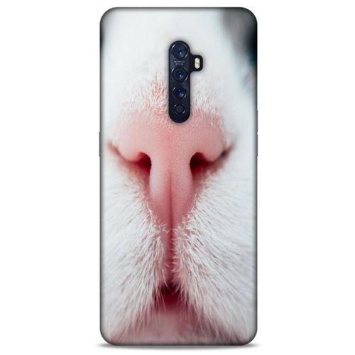 Lopard Oppo Reno 2 Uyumlu Kılıf Kediler (20) Koruyucu Kılıf Şirin Burun