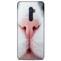 Lopard Oppo Reno 2 Uyumlu Kılıf Kediler (20) Koruyucu Kılıf Şirin Burun