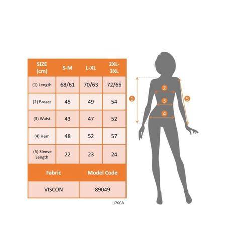 Kadın Kısa Kollu Bisiklet Yaka Viskon Bluz