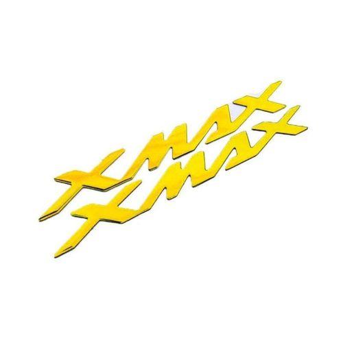 YAMAHA Yamaha Xmax 2012 - 2025 Uyumlu Sele Altı Metalik Yazı Seti Gold
