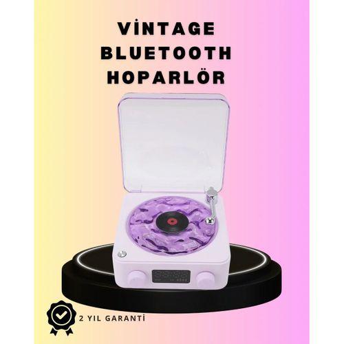 Bluetooth Retro Pikap Hoparlör – Projektörlü Gece Lambası