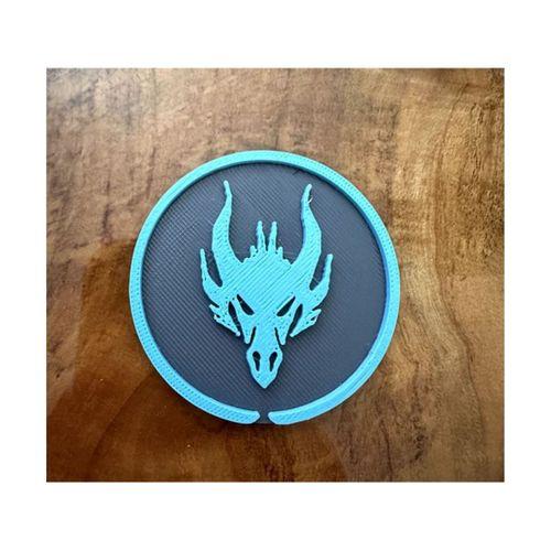 Ejderha Madalya Modeli (Bu ürün Sadece Plastik parçadır - Almadan Önce Soru Sorabilirsiniz)