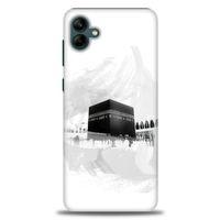 Samsung Galaxy A04 Kılıf HD Baskılı Kılıf - Kabe-i Münevvere + Tam Ekran Koruyucu