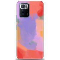 Xiaomi Poco X3 GT Kılıf HD Baskılı Kılıf - Kırmızı + Tam Ekran Koruyucu