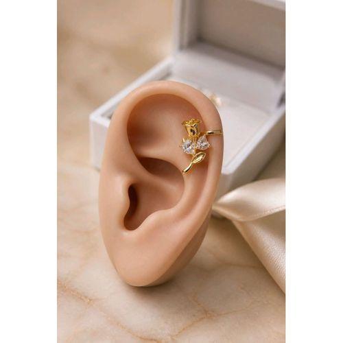 Monalisa Home 10mm Çelik Sıra Pırlanta Taşlı Kulak Fayk Pirsıng