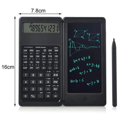 Silinebilir Lcd Yazı Tabletli,kalemli Katlanabilir Bilimsel Hesap Makinesi